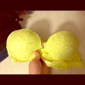 VS PINK BRA (lime Neon green)